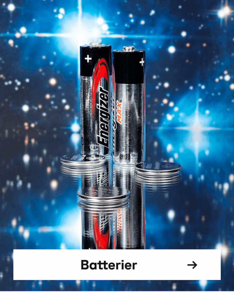 Slik gjenvinnes batterier.