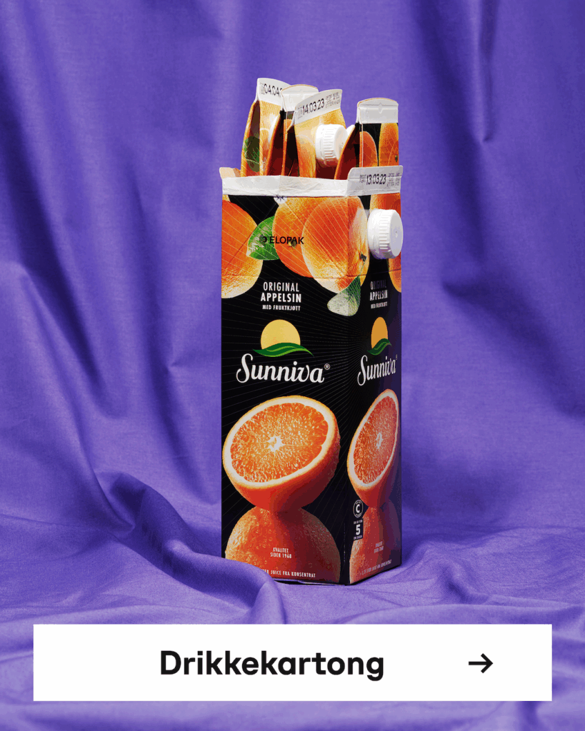 Slik gjenvinnes papp, papir og drikkekartong.