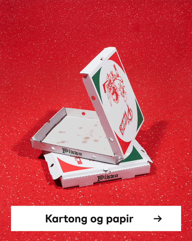 Slik gjenvinnes papp, papir og drikkekartong.