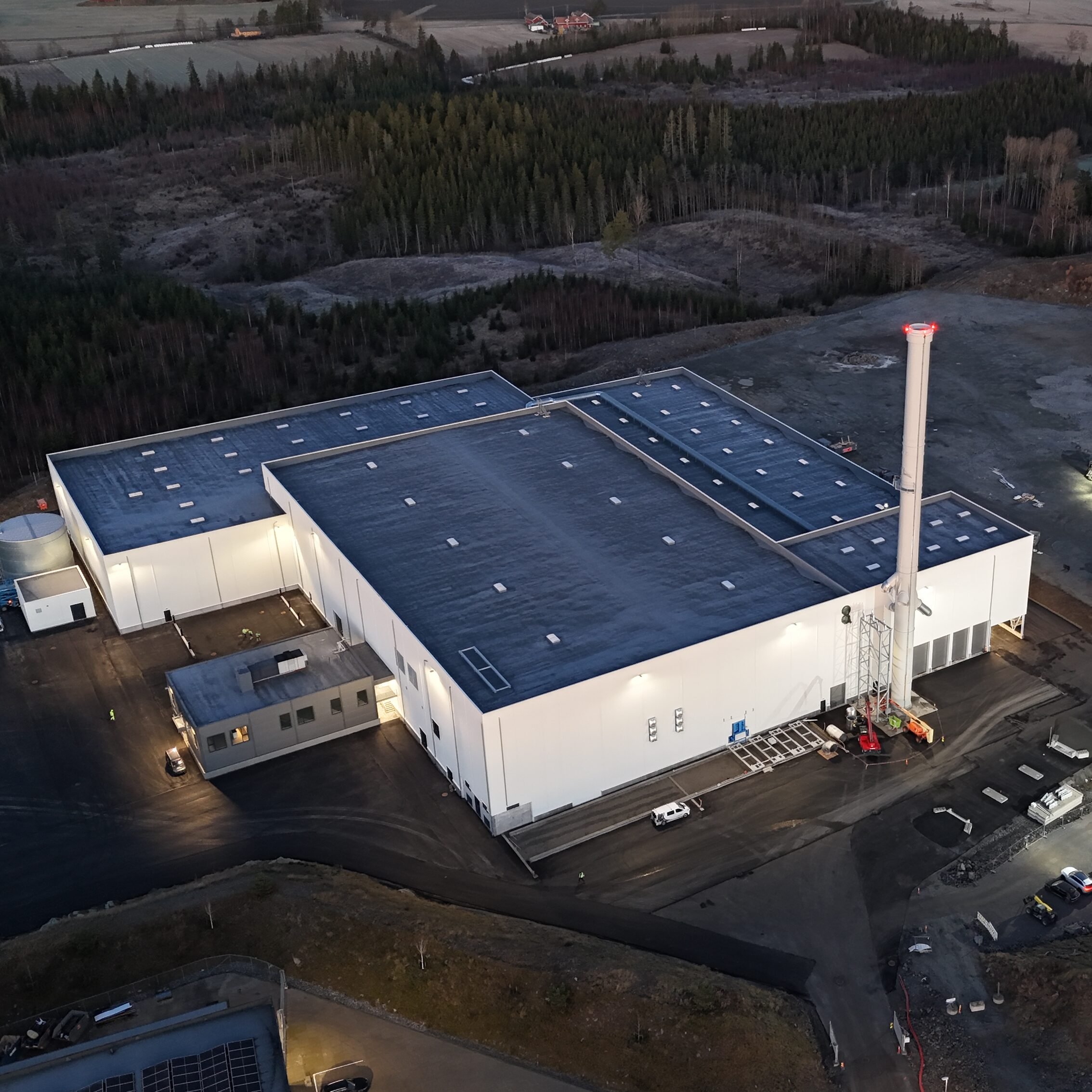 Gjenvinning av plastemballasje: Sorteringsanlegget Områ, som ligger i Indre Østfold, ble åpnet i 2025. Anlegget har kapasitet til å finsortere all plastemballasjen fra norske husholdninger. Foto: Lars Skjetne, Relog