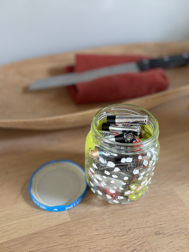 Sylvelin sitt kildesorteringssystem for batterier.