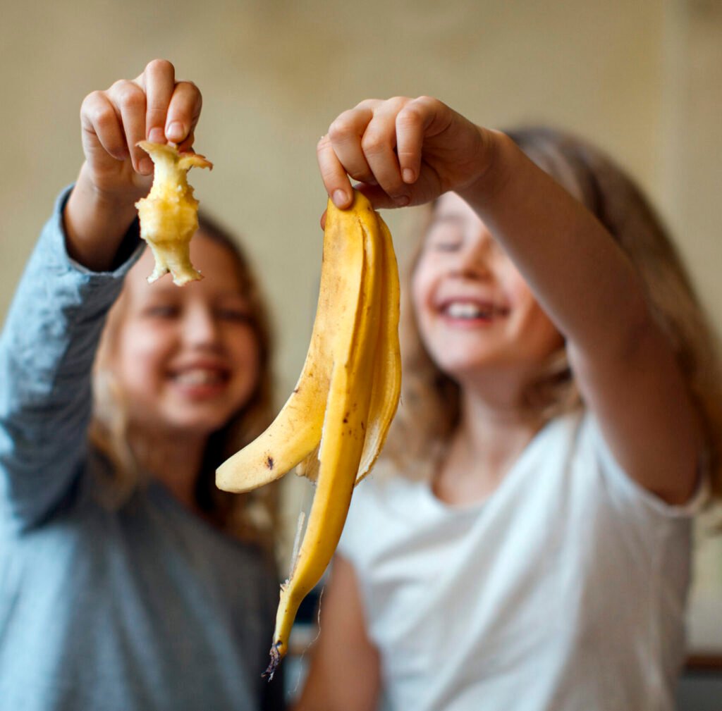 Når du sorterer et bananskall, bidrar du til at den kan kjøre hele 96 meter. 